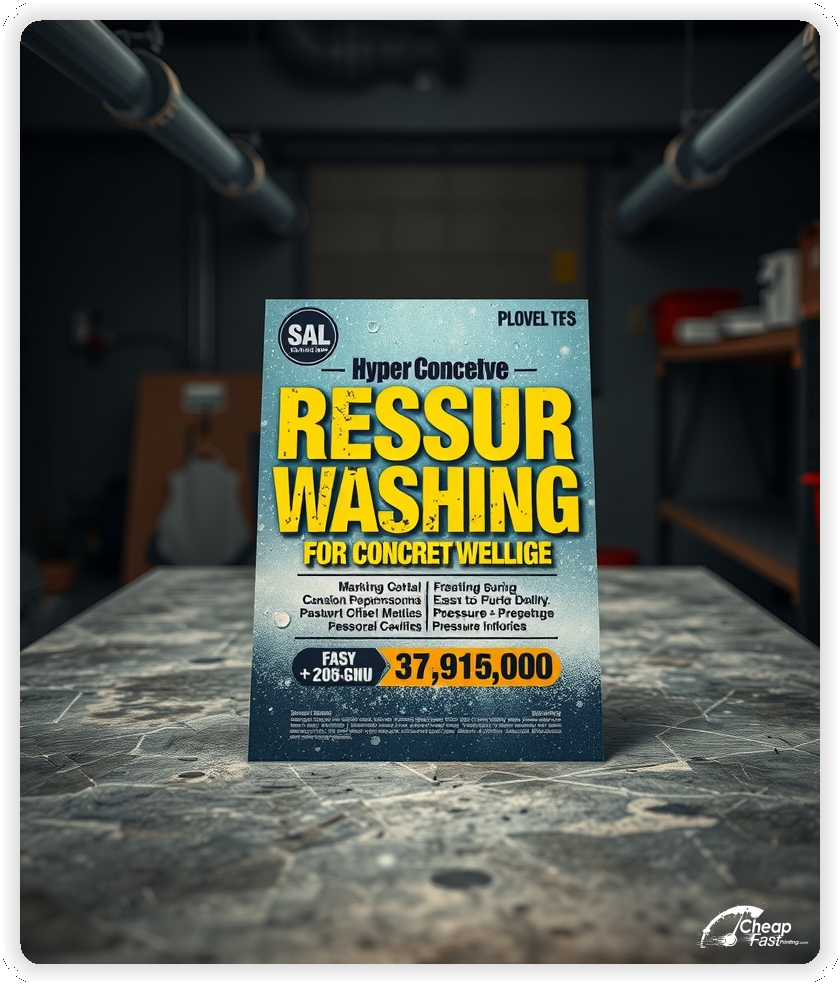Promotional Material 1, Pressure Washing marketing materials marketing piece