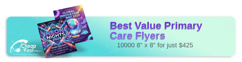 10000 Best Value 8x8 100lb Gloss Book Paper Primary Care Flyers