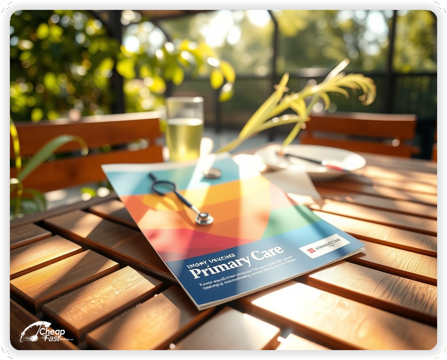 High Quality Leaflet 1, Primary Care circulars promotion design