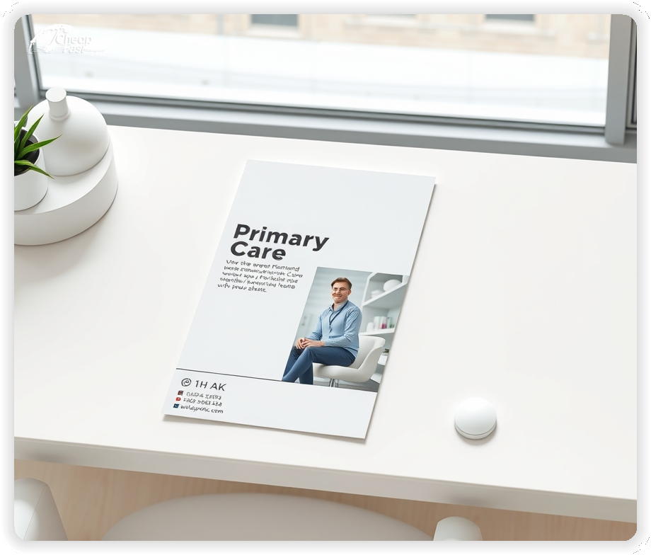 Print Ready Layout 1, Primary Care brochures layout example