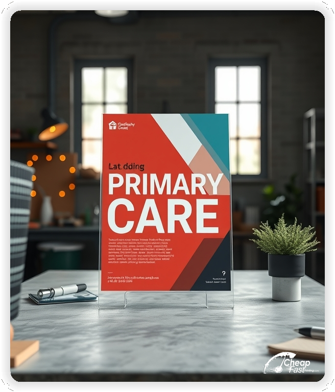 Promo Flyer Sample 1, Primary Care leaflets creative layout