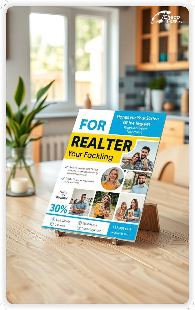 Handout Templates, agent handout print design