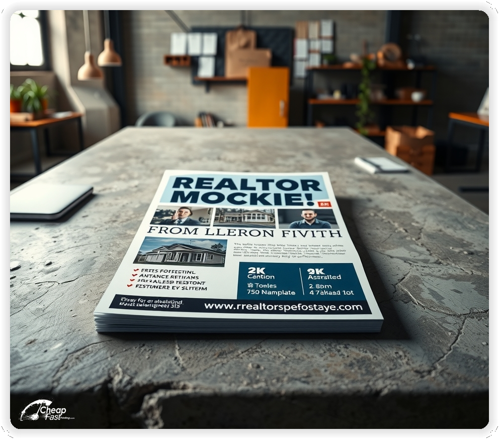 Lead Generation Pamphlet, listing flyer design example