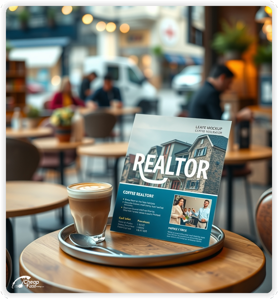 Open House Handout, property flyer design example