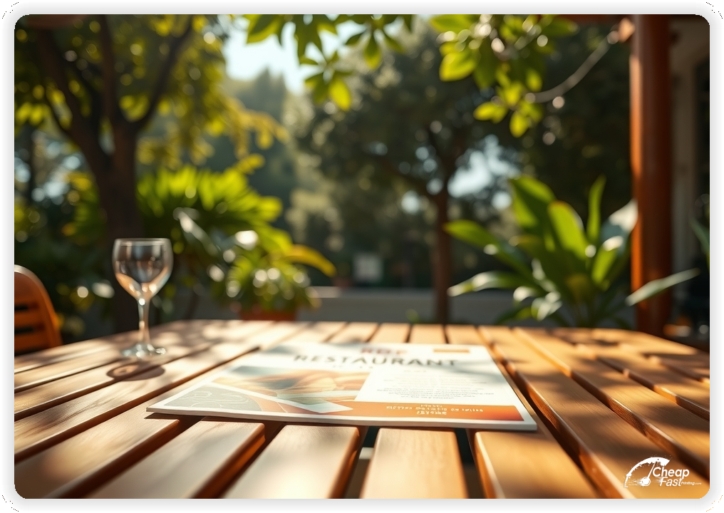 Promotional Material 1, Restaurant marketing materials marketing piece