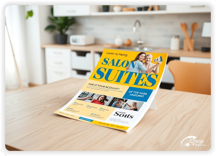 Print Ready Layout 1, Salon Suite brochures layout example