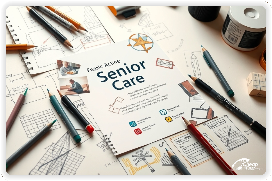 Promotional Material 1, Senior Care marketing materials marketing piece