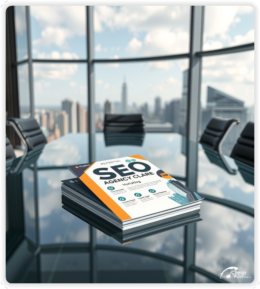 Creative Print Design 1, Seo Agency promo cards creative layout