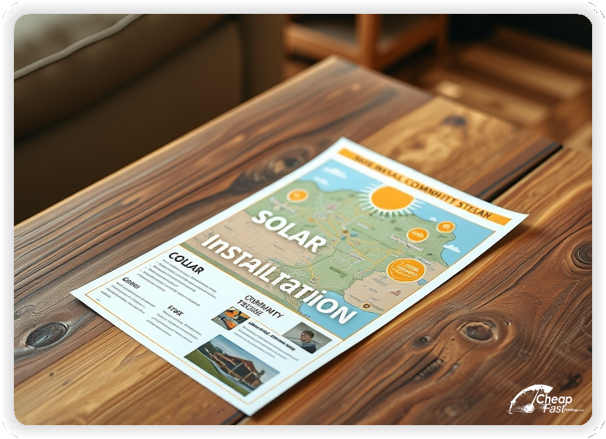 Buy Solar Installation Card, Solar Installation marketing materials print sample