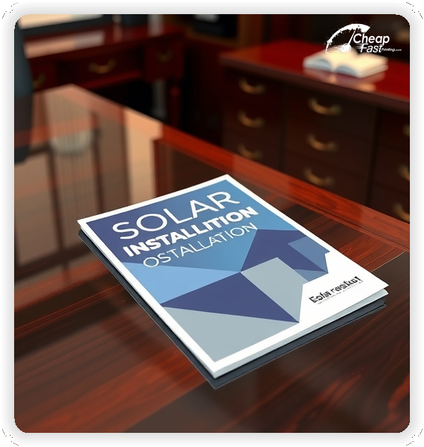 High Quality Leaflet 1, Solar Installation circulars promotion design