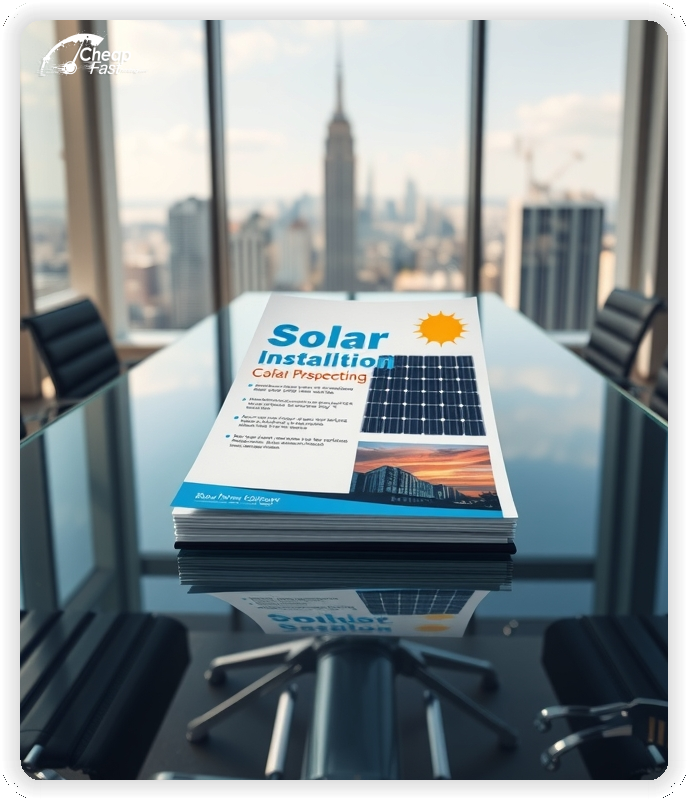 Promotional Material 1, Solar Installation marketing materials marketing piece
