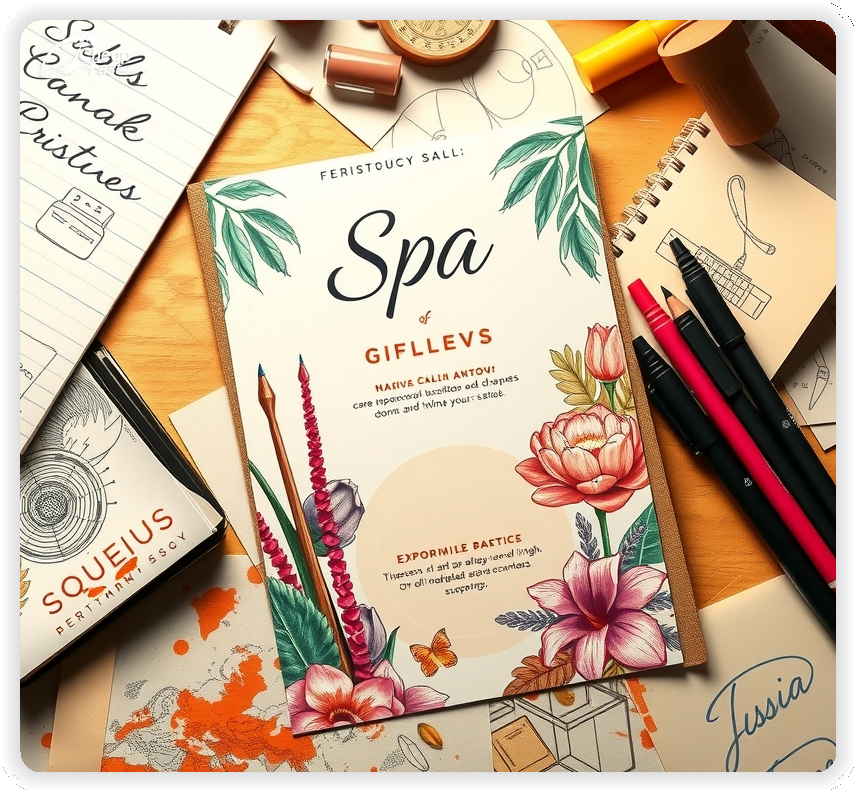 High Quality Leaflet 1, Spa circulars promotion design