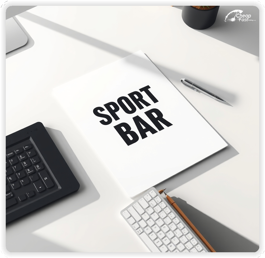 Creative Print Design 1, Sports Bar promo cards creative layout