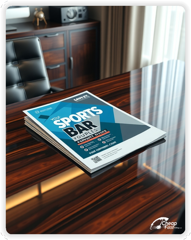 High Quality Leaflet 1, Sports Bar circulars promotion design