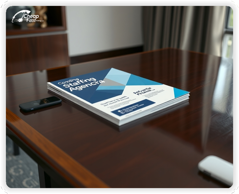 Professional Circular 1, Staffing Agency handouts print sample