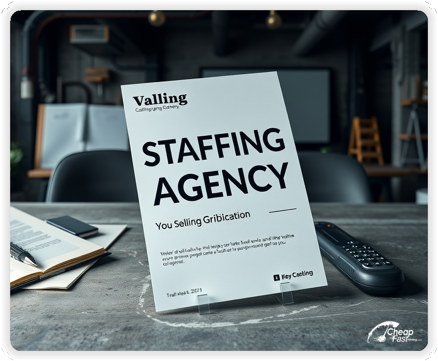 Promotional Material 1, Staffing Agency marketing materials marketing piece