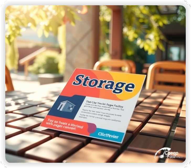 High Quality Leaflet 1, Storage Facility circulars promotion design