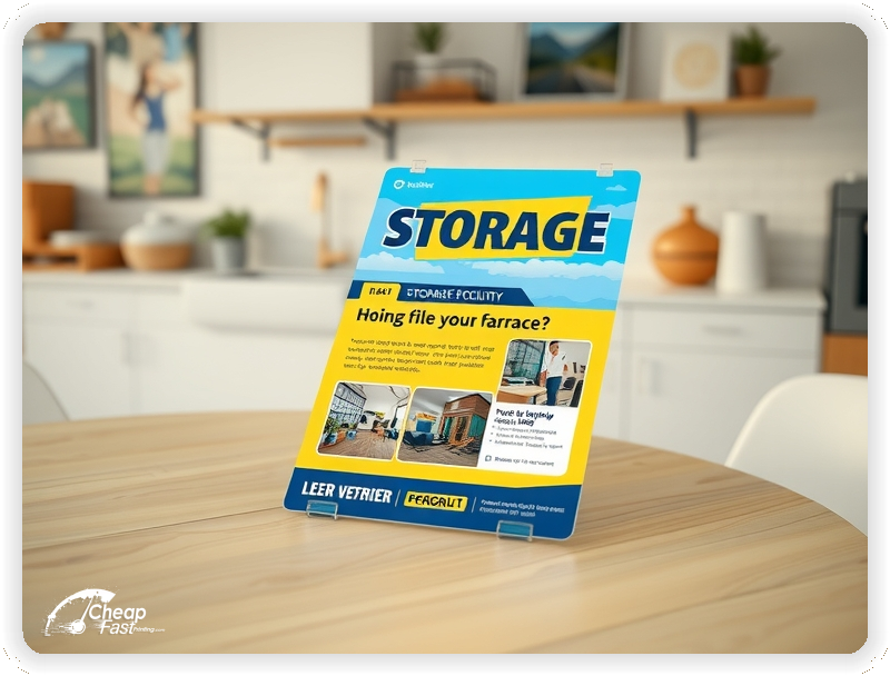 Professional Circular 1, Storage Facility handouts print sample