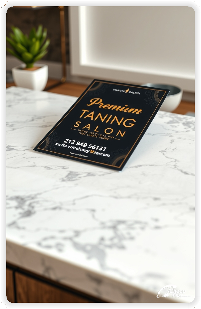 Best Tanning Salon Handout, Tanning Salon marketing materials print sample