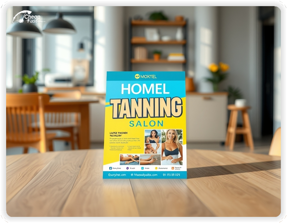 Promotional Material 1, Tanning Salon marketing materials marketing piece