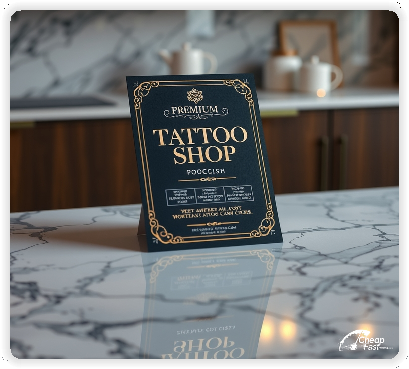 Professional Circular 1, Tattoo Shop handouts print sample