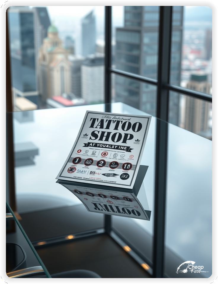 Promotional Material 1, Tattoo Shop marketing materials marketing piece