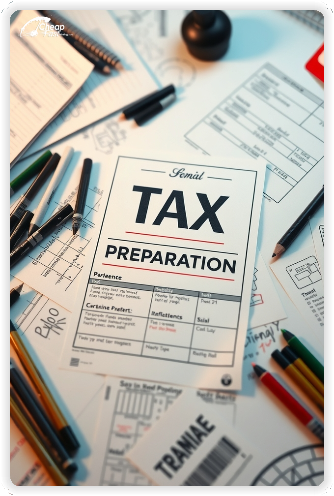 Promotional Material 1, Tax Preparation marketing materials marketing piece