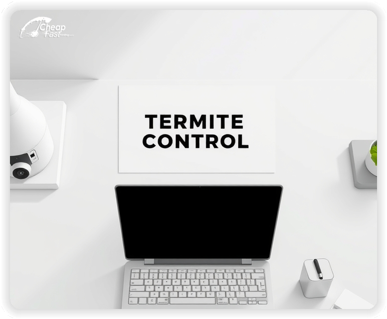 Custom Business Piece 1, Termite Control advertisements marketing piece
