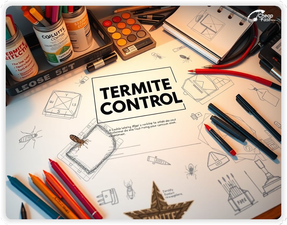 Professional Circular 1, Termite Control handouts print sample