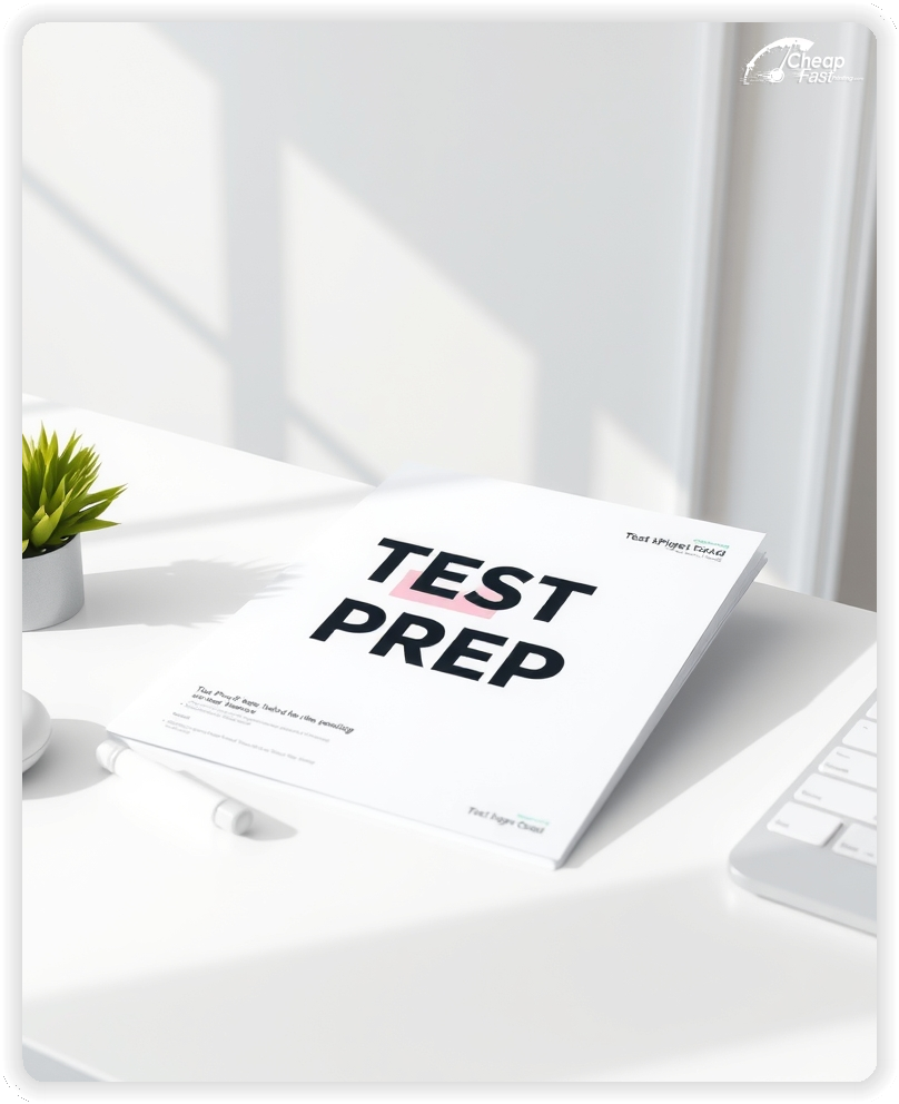High Quality Leaflet 1, Test Prep circulars promotion design