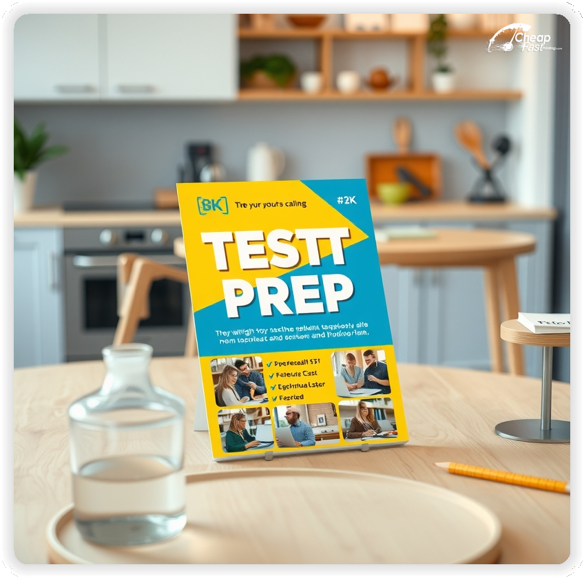 Promotional Material 1, Test Prep marketing materials marketing piece