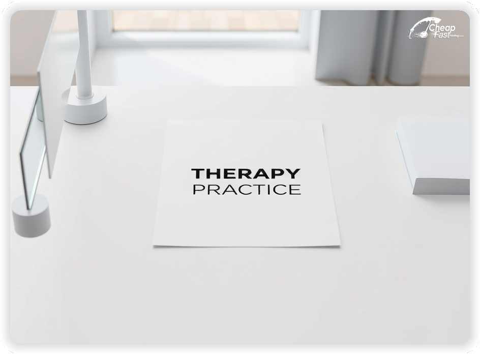 Print Ready Layout 1, Therapy Practice brochures layout example