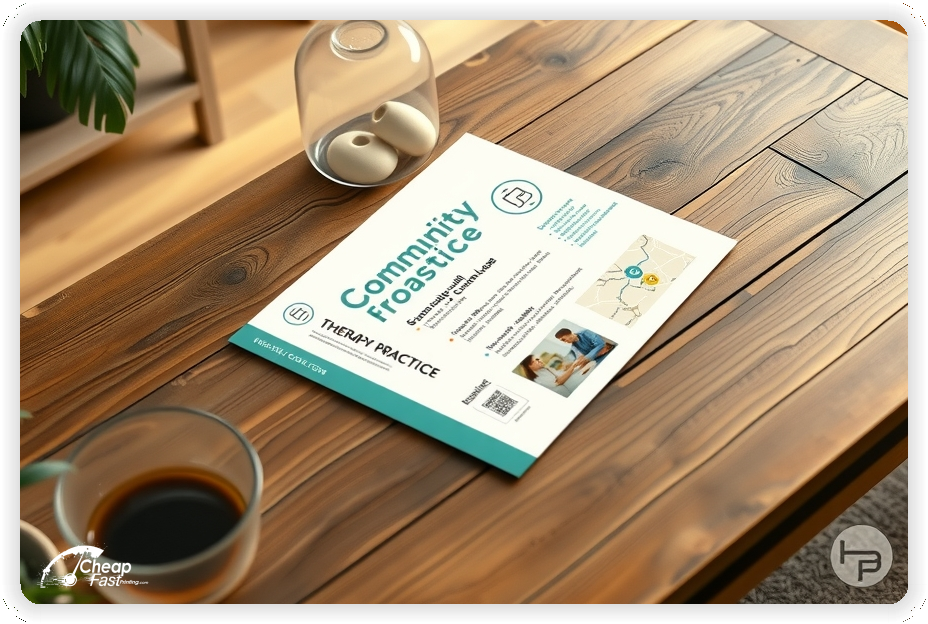 Professional Circular 1, Therapy Practice handouts print sample