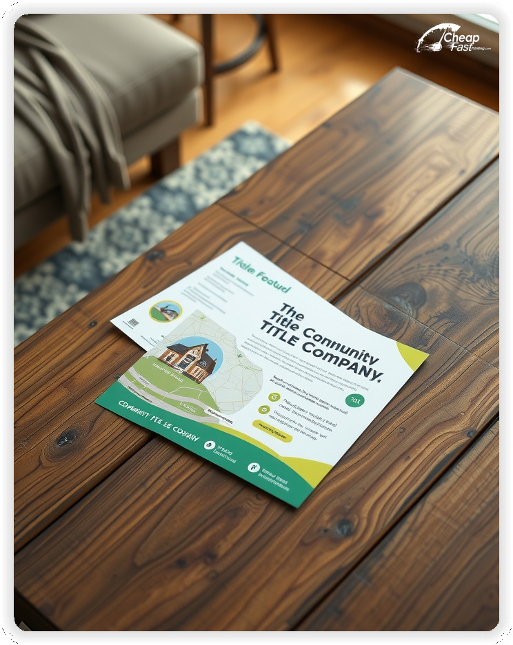 Professional Circular 1, Title Company handouts print sample