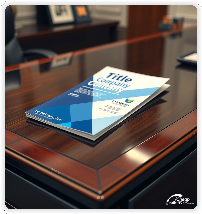 Promo Flyer Sample 1, Title Company leaflets creative layout