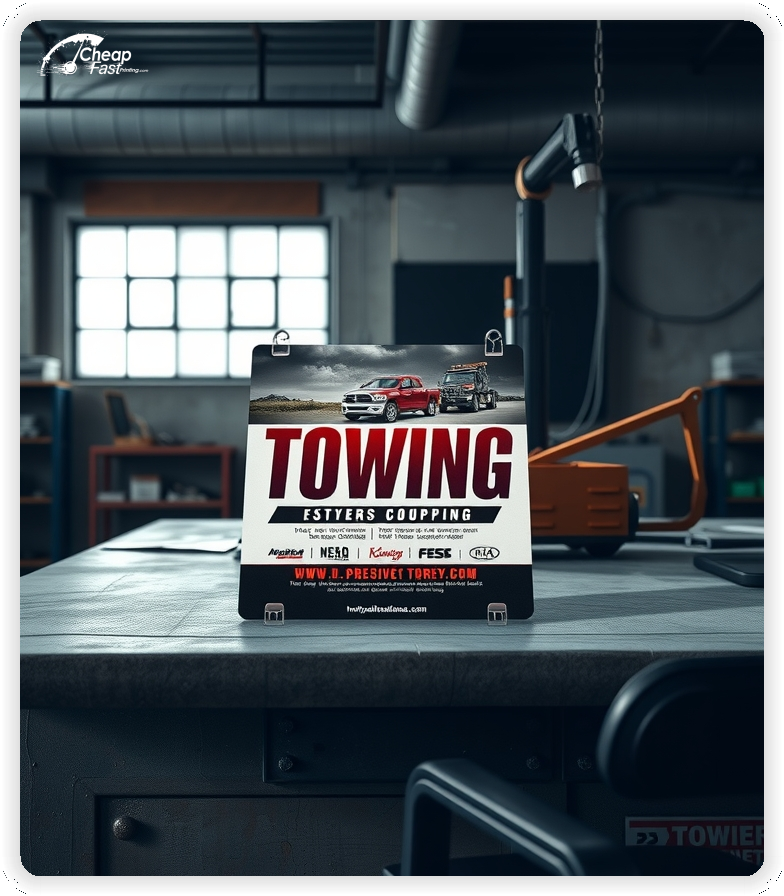 Print Ready Layout 1, Towing brochures layout example