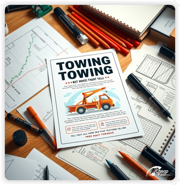 Professional Circular 1, Towing handouts print sample