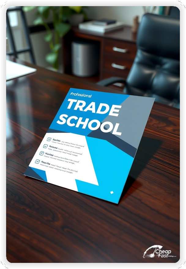 Promotional Material 1, Trade School marketing materials marketing piece