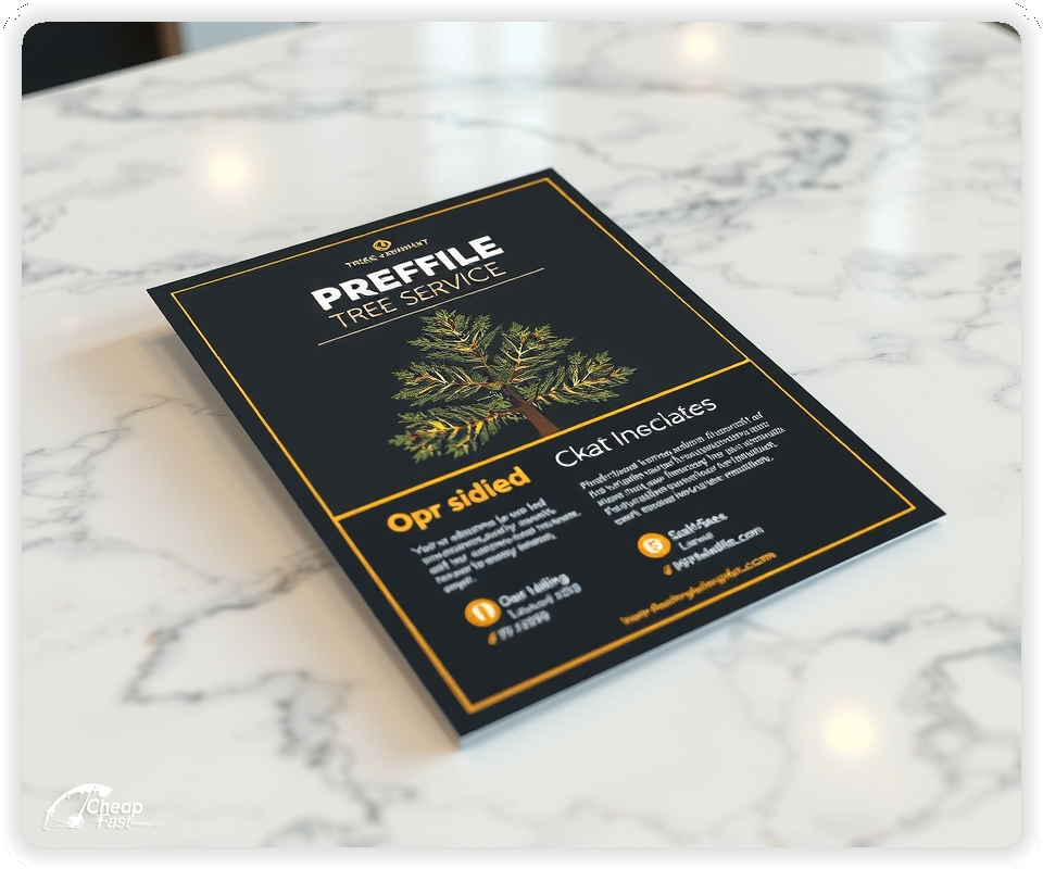 Professional Circular 1, Tree Service handouts print sample