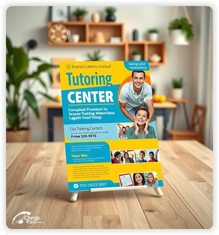 Buy Tutoring Center Advertisement, Tutoring Center marketing materials print sample