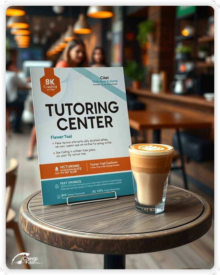 Promotional Material 1, Tutoring Center marketing materials marketing piece