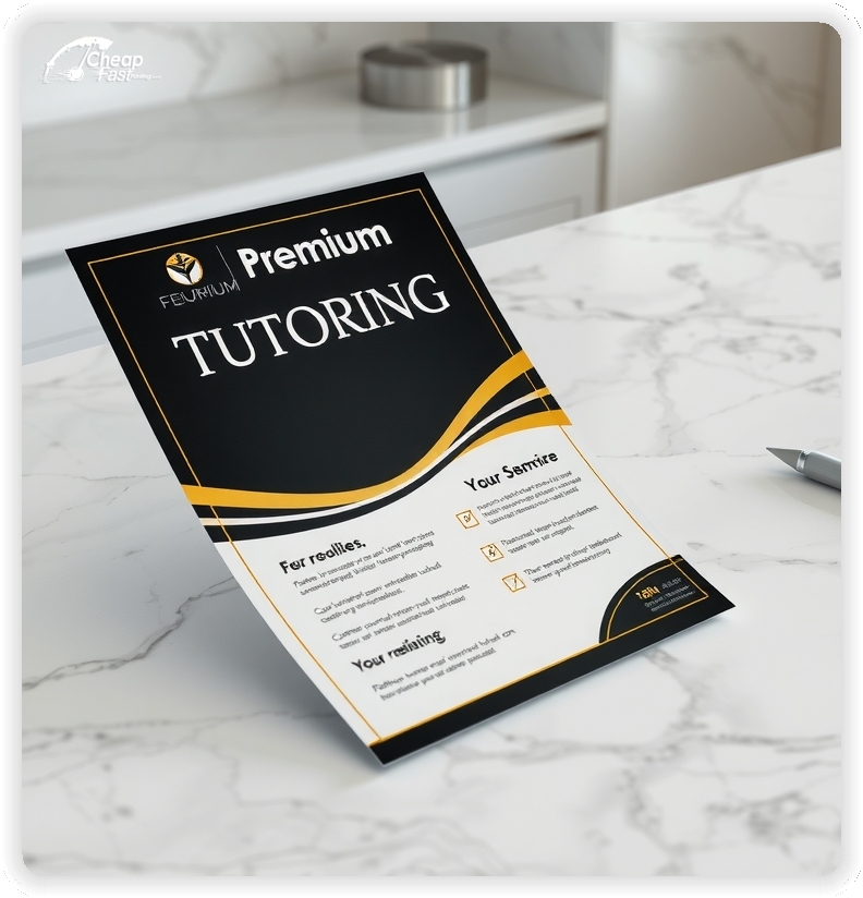 High Quality Leaflet 1, Tutoring circulars promotion design