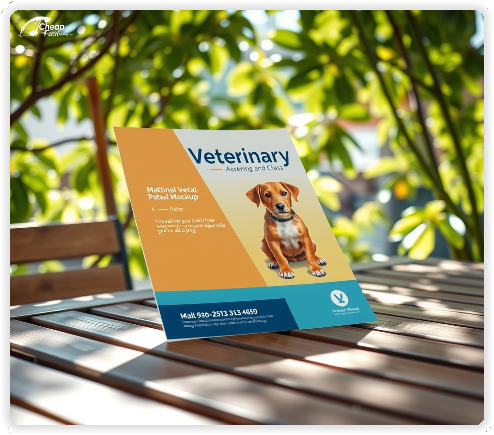 Custom Business Piece 1, Veterinary advertisements marketing piece