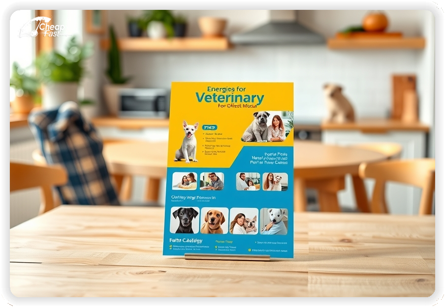 Marketing Handout Design 1, Veterinary pamphlets design example