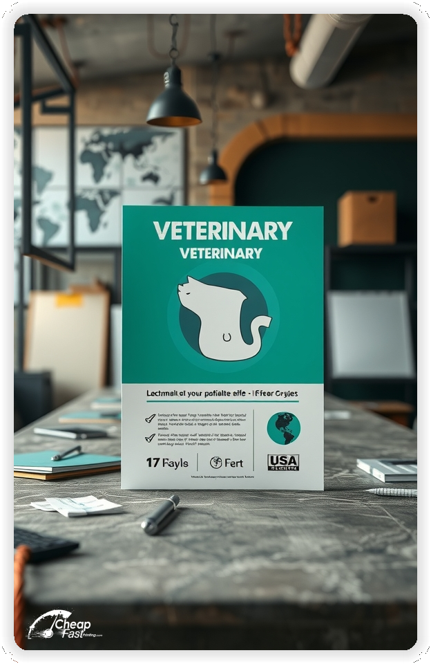 Print Ready Layout 1, Veterinary brochures layout example