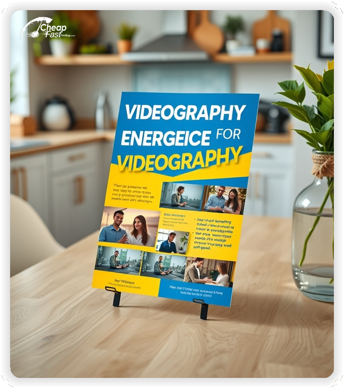 Creative Print Design 1, Videography promo cards creative layout
