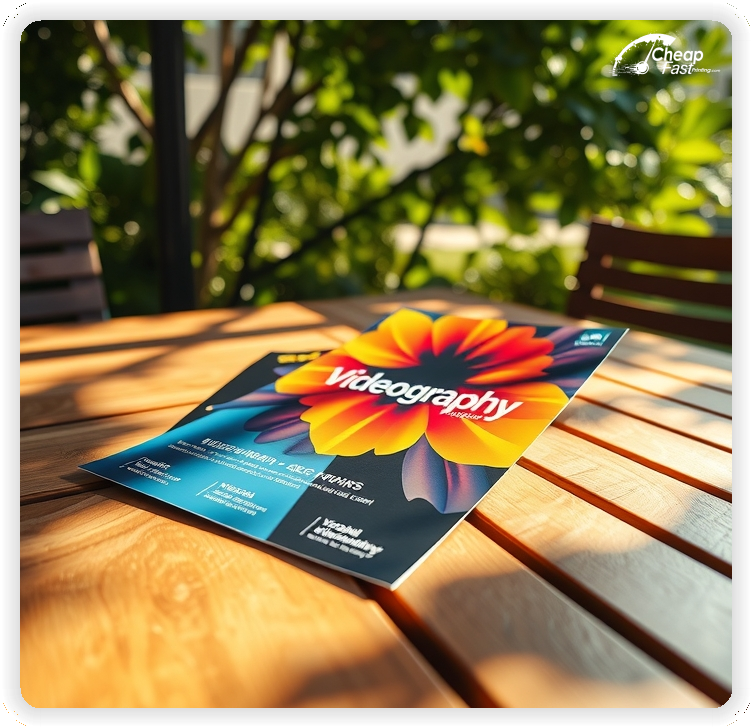 High Quality Leaflet 1, Videography circulars promotion design