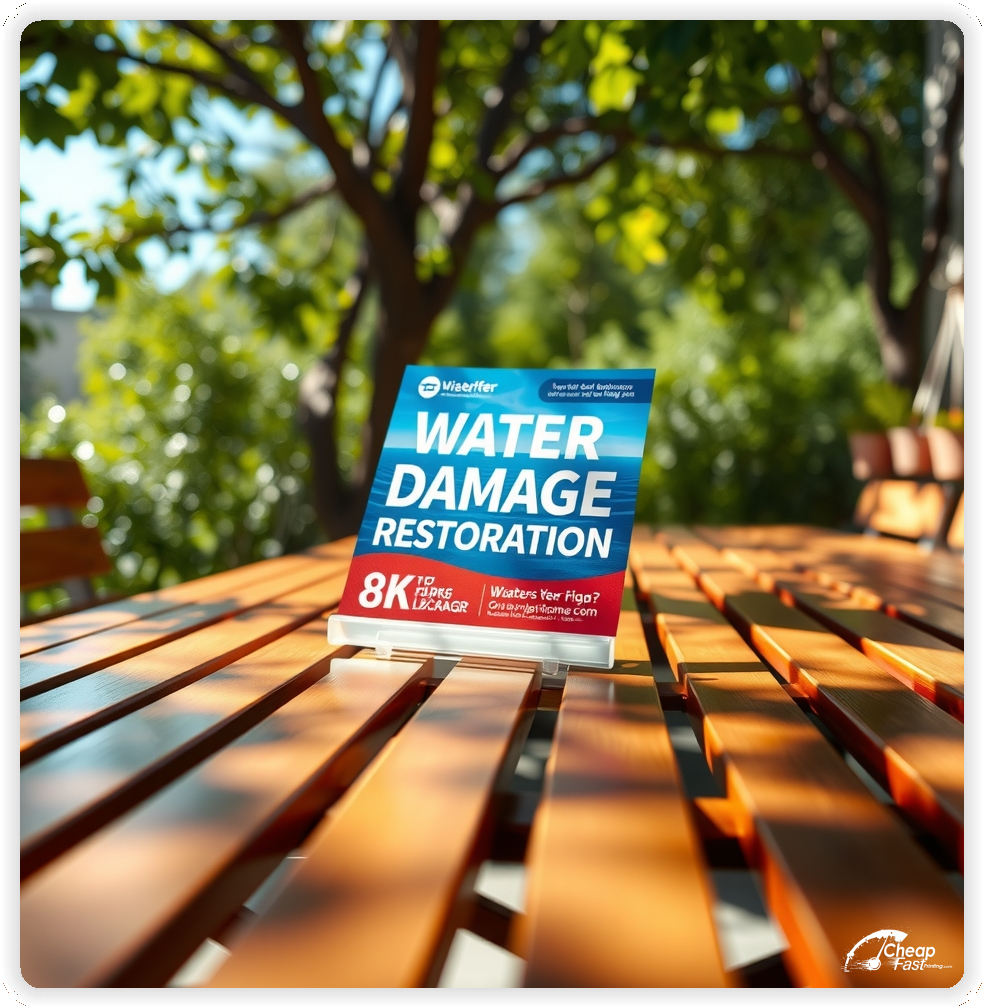 Custom Business Piece 1, Water Damage Restoration advertisements marketing piece