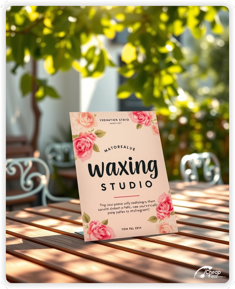 Promotional Material 1, Waxing Studio marketing materials marketing piece