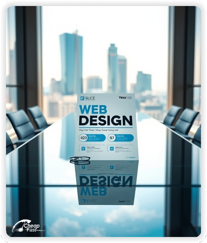 Advertising Brochure 1, Web Design leaflets layout example